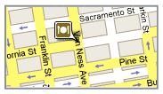 Google Map with business logo